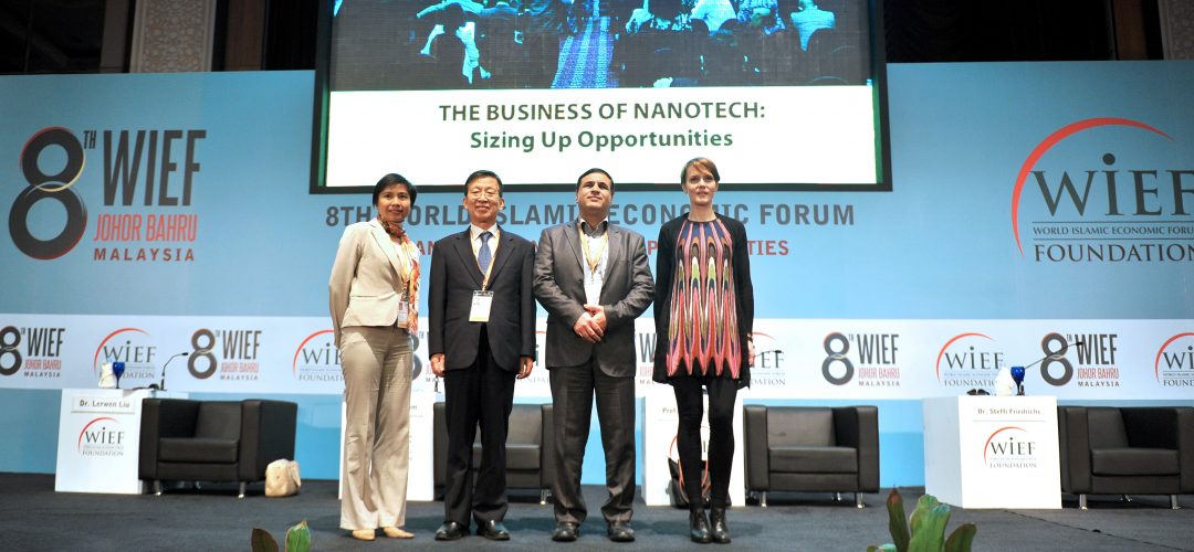 8th WIEF Panel on "The Business of Nanotech"; speakers: Saeed Sarkar,, Steffi Friedrichs, Hak Min KIM, Lerwen Liu